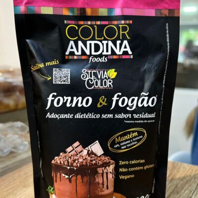 Stevia Forno &  Fogão - Zero Açúcares - Color Andina foods - 320gr
