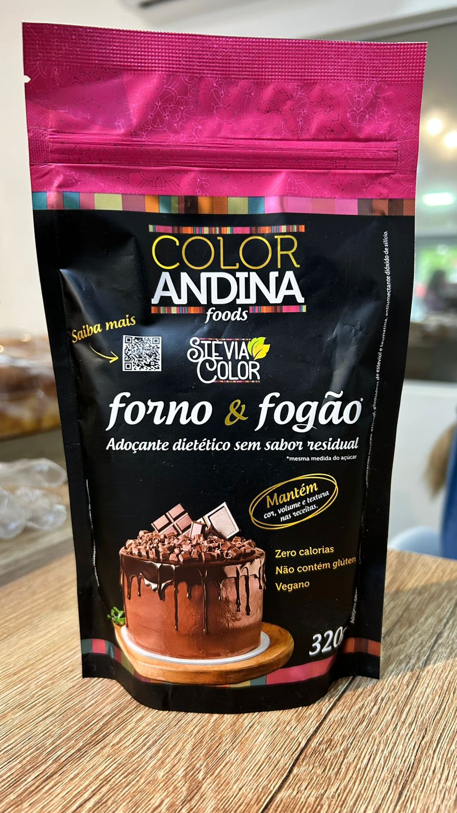 Stevia Forno & Fogão - Zero Açúcares - Color Andina foods - 320gr